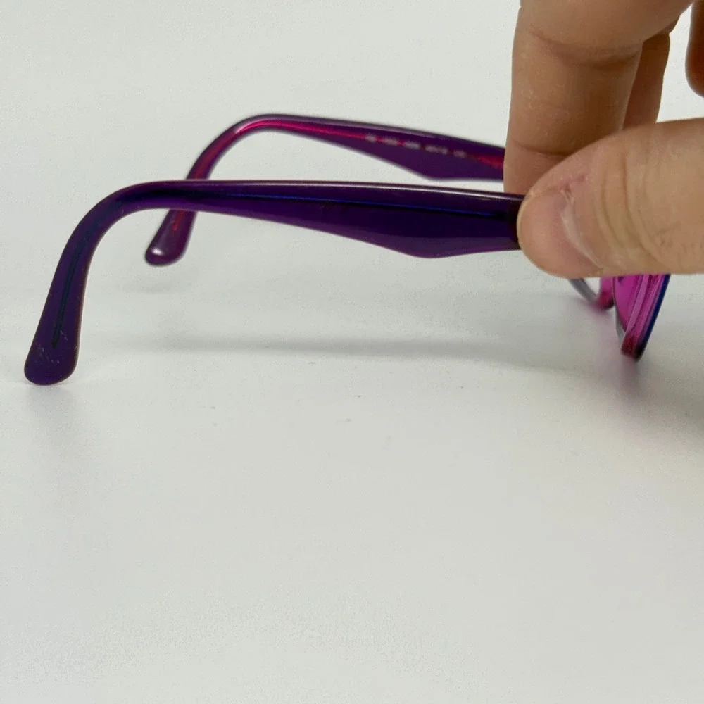 Ray-Ban RB 1530‎ 3666 Purple Pink Rectangular Eyeglasses Frames 48-16-130 22115